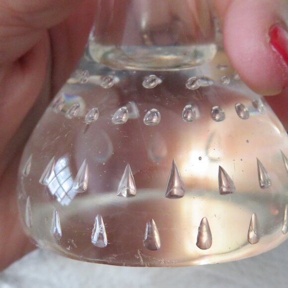 Vintage Swedish Hand Blown Crystal Vase, Scandinavian Decor, Aseda Sweden, Swung - Picture 6 of 9